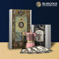 Gift Set Bluegold Civet Premium Coffee 100% พร้อม Mokapot