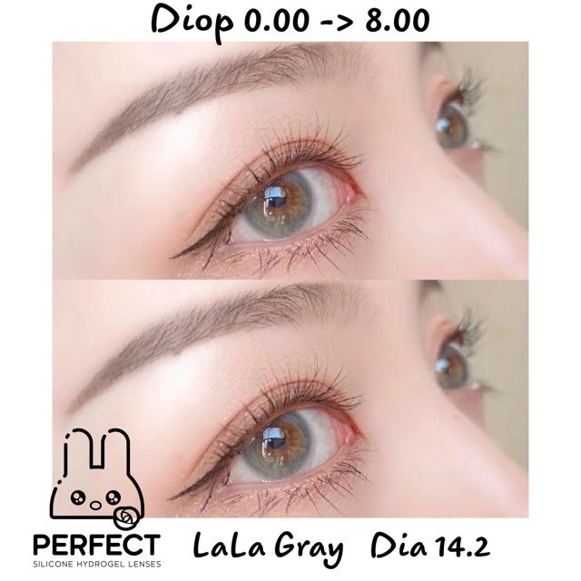 Lens Mắt , Kính Áp Tròng Lala Gray Có Độ Cận Và Không Độ , Dia 14.2 , Cho  Mắt Nhạy Cảm Giá Sale | Lazada.Vn