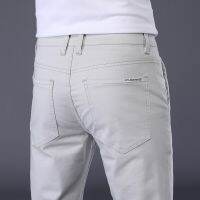 HOT14★Brand High Quality Pants Men Fashion Stretch Slim Straight Khaki Grey Cotton Classic Cal Trousers Large size 28-38