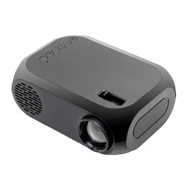 Eli Superstore Mini Led Projector High Resolution Us Plug Style Black