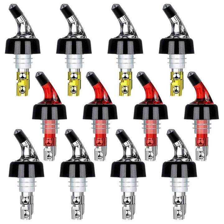 Plastic Wine Spout Wine Pourer Set of 12 Quick Shot Spirit Measure ...