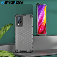 KEYSION กันกระแทกเคสสำหรับ VIVO Y12S 2021 Y11S รังผึ้งสำหรับ Y12 Y15 Y17 Y31 Y3