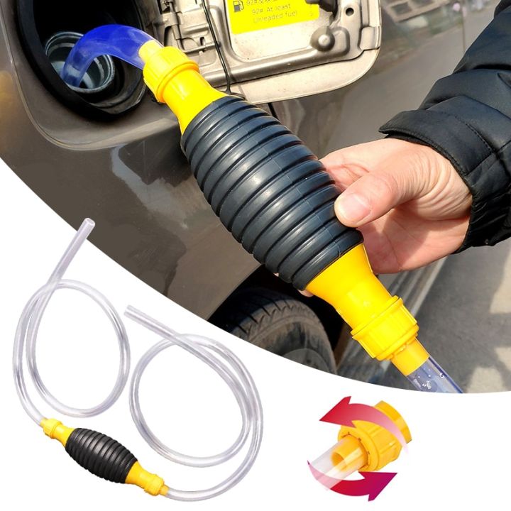 Fuel Hand Pumps for Gas Diesel & Water Siphon Pump Manual Car Fuel Transfer  Pump