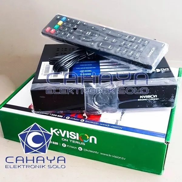 K Vision C2000 Bromo HD Receiver C band Decoder Parabola Lazada Indonesia
