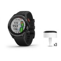 GARMIN APPROACH S62/CT10 Bundle นาฬิกากอล์ฟระดับพรีเมี่ยมระบบ GPS + Approach CT10(3pcs.) เซ็นเซอร์ติดตามไม้กอล์ฟ