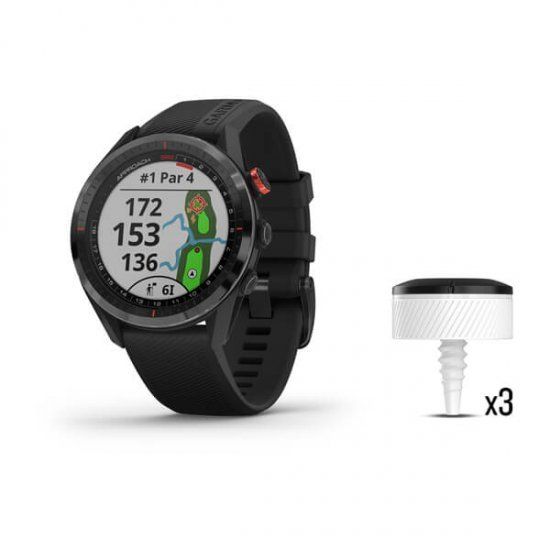 garmin-approach-s62-ct10-bundle-นาฬิกากอล์ฟระดับพรีเมี่ยมระบบ-gps-approach-ct10-3pcs-เซ็นเซอร์ติดตามไม้กอล์ฟ