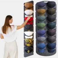 【YF】 Hanging Hat Organizers For Baseball Cap Felt Storage Holders Bedroom Closet Space Saving Wall Mount Door Rack