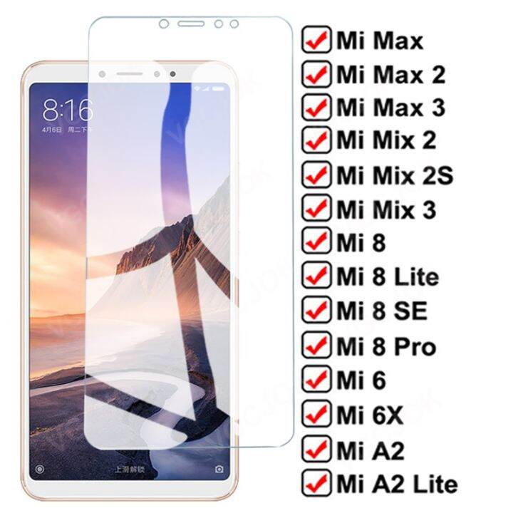 พร้อมสต็อก-กระจกนิรภัย-กระจกป้องกันเต็มรูปแบบสำหรับ-xiaomi-max-2-3ผสม2วินาที3ฟิล์มกระจกป้องกัน-mi-6-6x-mi-8-se-a2-lite-ป้องกันหน้าจอนิรภัย