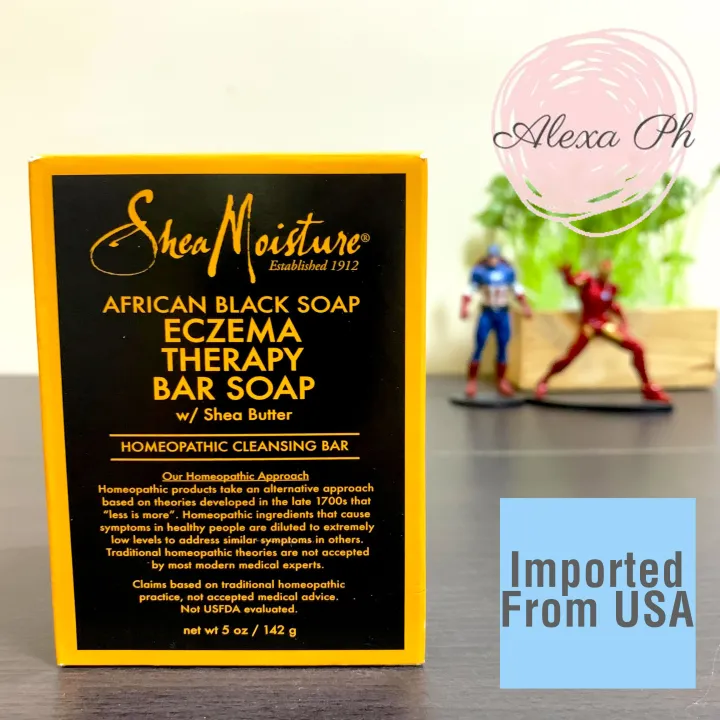 Shea Moisture African Black Soap Eczema Therapy Bar Soap W Shea Butter 142 G Lazada Ph