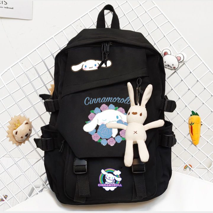 sanrio-cinnamon-backpack-for-women-men-student-large-capacity-waterproof-breathable-personality-multipurpose-bags