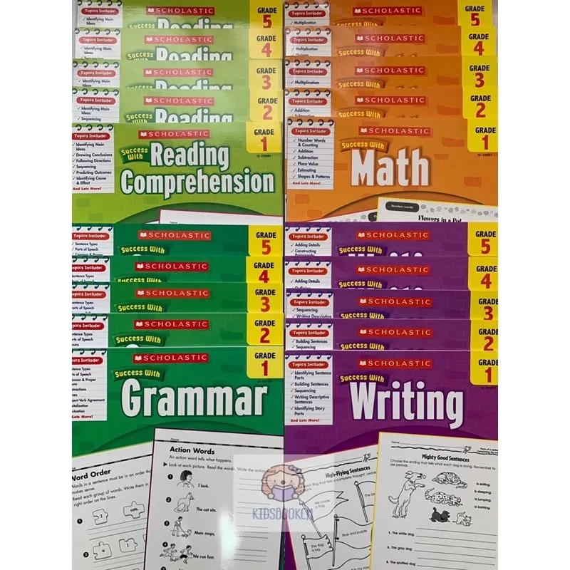 春夏新作 SuccessWith Writing Reading Math Grammar confmax.com.br