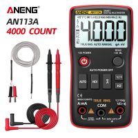 ANENG AN113A Digital Multimeter True RMS with Temperature Tester 4000 Counts Auto-Ranging AC/DC Transistor Voltage Meter Electrical Trade Tools Tester