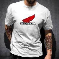 Mens T Shirt Honda Racing Logo Printed Oversized Shirt Letter Print Advanced Anime