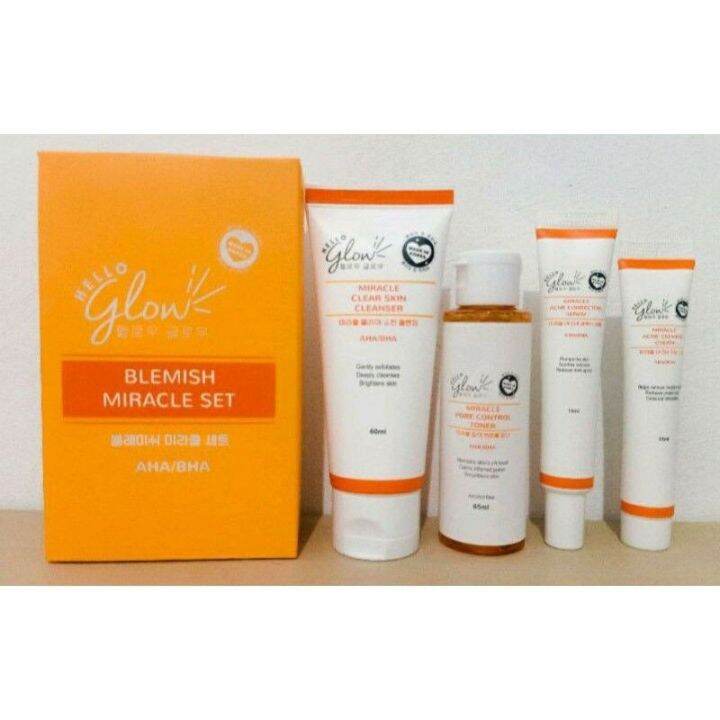 HELLO GLOW BLEMISH MIRACLE SET Lazada PH