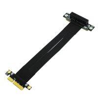 PCIe 3.0 x4 Extension Cable 32G/bps PCI Express 4x Graphic SSD RAID Extender Conversion Riser Card Vertical 90 R22SL / 270 R22SR