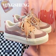 Mingsheng Bread shoes new all-match white shoes women s casual sports