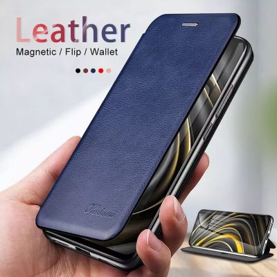 Luxury Leather Flip Case For Xiaomi Redmi Note 9 9S 10 5G 10S 11 11S 8 Pro 8T 7 + Plus Wallet Cover On Redmi 7A 6 6A 9 9A 9C 9T