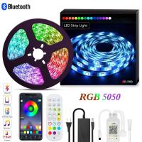 【❂Hot On Sale❂】 wangshenghui แถบไฟแอลอีดีไวไฟอัจฉริยะ Rgb 5050แอป/ รีโมตสายเปลี่ยนสีแถบไฟ Led ควบคุมด้วยเสียง Alexa ยาว5ม. 10ม. 30Led /M