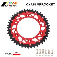 ♟จริงๆมอเตอร์ไซค์45 47 48 49 50 51 52เฟืองห่วงโซ่ด้านหลังสำหรับฮอนด้า CR125R CR250R CR500R CRF XR 125 230 250 450 400 600 650 R X L