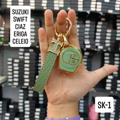 Suzuki swift ciaz eriga celeio ปลอกกุญแจ เคสกุญแจ รถยนต์ TPU พร้อมพวงกุญแจ ราคาพิเศษ (ส่งจากไทย)