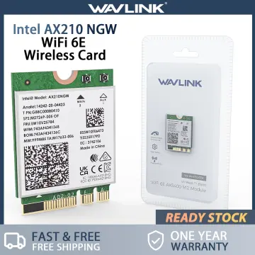Intel AX210NGW Bluetooth 5.3 WiFi Card Support Windows 10/11