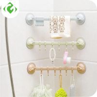 GUANYAO Plastic Suction Cup Kitchen Hanger Organizer Bath Towel Clothes Bathroom Hook Cooking Tool Vacuum Storage Rack Free Nail