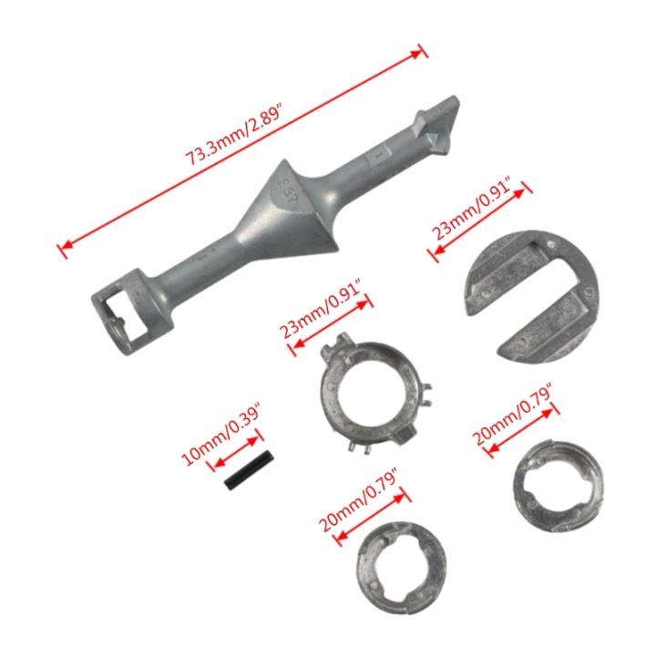 l-r-ด้านข้างประตูล็อคกระบอก-barrel-repair-kit-fit-สำหรับ-e81-e82-e87-e88-2004-2013-7ชิ้น-เซ็ต-auto-repairing-อุปกรณ์เสริม