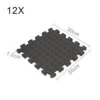 12pcs 30x30x1.2cm EVA Foam Interlocking Protective Tile Yoga Gym Floor Mats Flooring Carpets Mat Fitness Protective Floor Mat