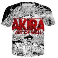 2021ผู้ชายผู้หญิง AKIRA พิมพ์เสื้อยืดแฟชั่นฤดูร้อน3D AKIRA พิมพ์เสื้อยืดสบายๆสไตล์ฮาราจูกุ Tees streetwear Tops