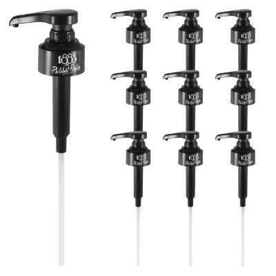 10 Pack Coffee Dispenser Syrup Pump Black Liquid Dispenser for Monin Syrup Snow Cones Flavorings &amp; More
