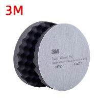 2 Pcs American 3M 05725 Sponge Ball 8 Inch Black 200mm Wave Disc Car Polishing Wheel Self-adhesive Flocking Fine Sponge Cleaning Tools