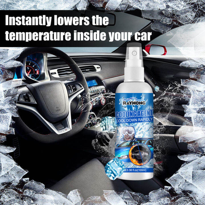 Instant Cooling Spray Automotive Refrigerant Cooling Agent Spray Car
