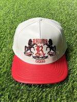 RHUDE Russian Cigar Cap adjustable baseball cap PU leather flat brim cap men and women summer