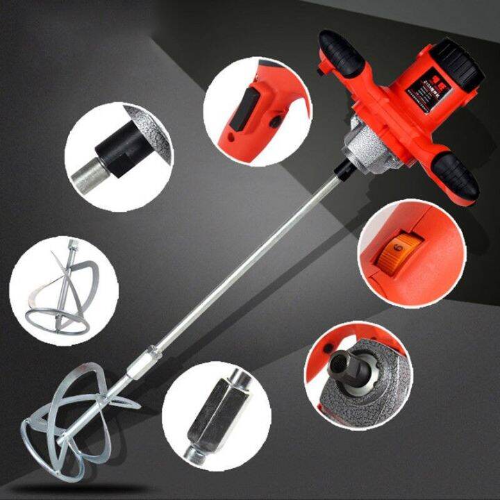 Industrial Grade Mixer Electric Speed Control Handheld Paint Cement