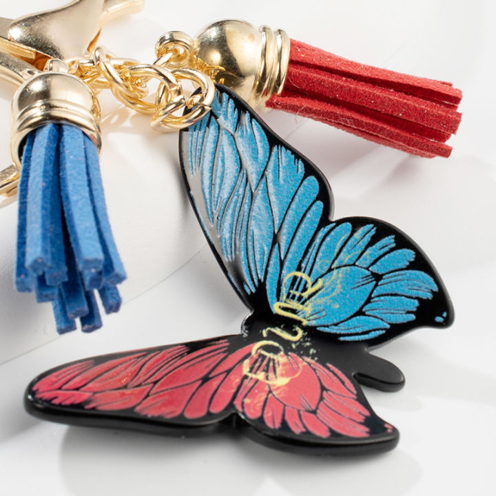 butterfly-pendant-keychain-pendant-flower-pendant-keychain-pendant-flower-keychain-dropping-oil-butterfly-keychain-key-chain