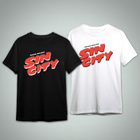 เสื้อยืดคอกลม สกรีนลาย SIN CITY แขนสั้น  ผ้า COTTON 100%