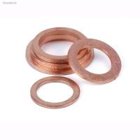 ♂ M3 M4 M5 M6 M7 M8 M9 M10 M12 M15 M17 M20 Brass Copper Sealing Boat Crush Washer Flat Seal Gasket Ring Sump Plug Thickness 0.1mm