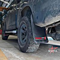 บังโคลนรถยนต์ ISUZU Mud flaps Black Plate