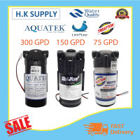 ปั๊มน้ำ Aquatek Diaphragm Pump RO 50 75 100 150 200 300 400 450 GPD Treatton UniPure HydroMax Fastpure Treatton Fast Pure  ปั๊มอัดเข้า ปั้มอัดเมมเบรน ปั้มเมมเบรน ปั้มตู้น้ำ ปั้มพ่นหมอก