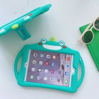 {CAGY Phone protection}ฝาครอบสำหรับ iPad Pro 9.7 10.5 10.2 9th 9 8 7th 2018 2017 Air 1 2 3เคสการ์ตูนน่ารักสำหรับ Mini 1/2 3 4 5ซิลิคอนยืนจับ Funda