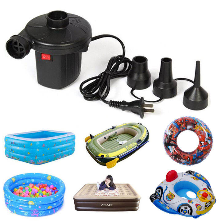 Electric Air Pump Home Inflate Deflate for Air Mattress Swimming Pool