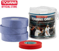 TOURNA GRIP กริปพันด้ามไม้เทนนิสและไม้แบดมินตัน แบบแห้ง Blue- Tour Travel Pouch, 30 XL grips per pouch   Overgrip Tennis &amp; Badminton