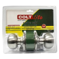 "*..*ส่งด่วน*..*"COLT LITE ลูกบิดประตูห้องทั่วไป สแตนเลส 201 (ฝาเล็ก) K579 SS รุ่นแผง สีสแตนเลส"สินค้าขายดีมาก"