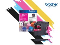 ตลับหมึกอิงค์เจ็ท Brother LC-563C สีชมพู ใช้กับปริ้นเตอร์อิงค์เจ็ท Brother MFC-J2310 / J2510 / J3520 / J3720 ของแท้ 100%