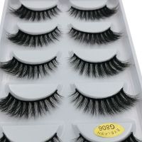 3D Eyelash Hand made Reusable Natural Long Eyelashes Mink Eyelashes Soft Dramatic Eye lash For Make up Cilios 3d Mink Maquiagem