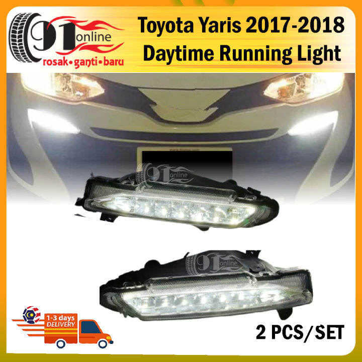 Toyota Yaris 20172019 DRL Daytime Running Lights Daylight With Turn