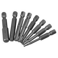 ดอกไขควง Hex Shank Bits H1.5 H2 H2.5 H3 H4 H5 H6 H8 สำหรับใช้ในการงานช่าง 8 ชิ้น