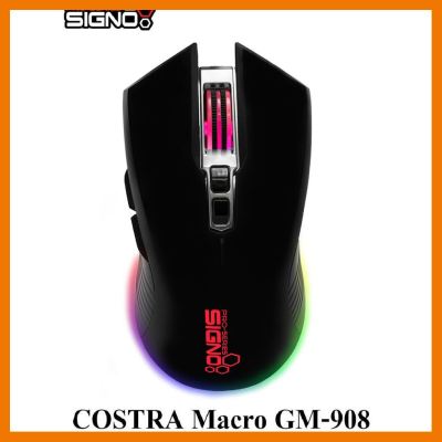 HOT!!ลดราคา SIGNO GM-908 เมาส์มาโคร COSTRA Macro Gaming Mouse (Black) ##ที่ชาร์จ แท็บเล็ต ไร้สาย เสียง หูฟัง เคส Airpodss ลำโพง Wireless Bluetooth โทรศัพท์ USB ปลั๊ก เมาท์ HDMI สายคอมพิวเตอร์