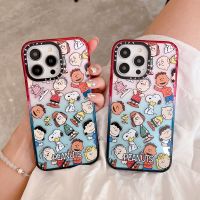 เคสโทรศัพท์มือถืออะคริลิครูปตัวการ์ตูนน่ารักและเพื่อนๆชาร์ลีลูซี่สำหรับ iPhone 14 Pro Max 13 Pro Max ฝาหลังโทรศัพท์อะคริลิคสำหรับ iPhone 11 12 Pro Max กรอบด้านหลัง