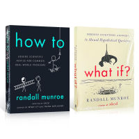 Randall Munroe ฮาวทูและเกิดอะไรขึ้นถ้า? Absurd Scientific คำแนะนำทั่วไป Real-World ปัญหาหนังสือภาษาอังกฤษสำหรับเด็กผู้ใหญ่